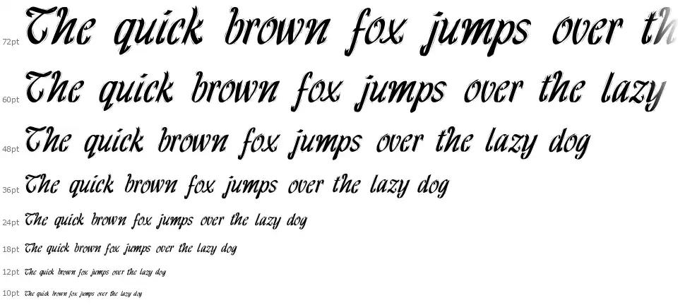 HFF Ribbonfont waterfall