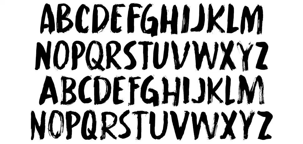 Hibagonfont specimens