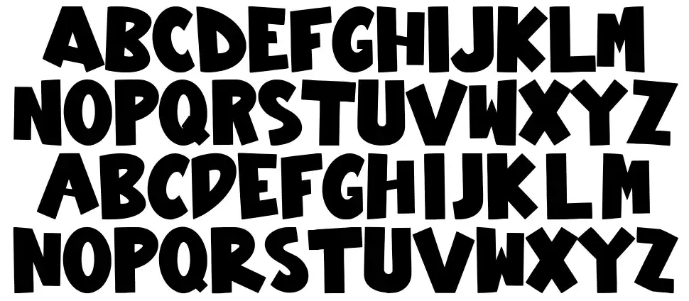 Hide And Seekfont specimens