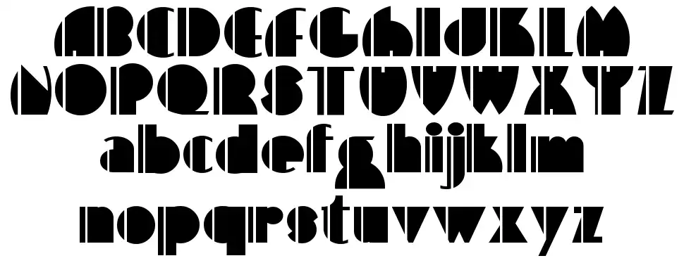 High Fivefont specimens