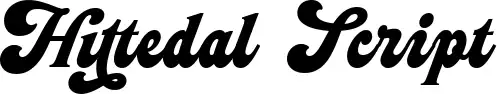 Hittedal Script