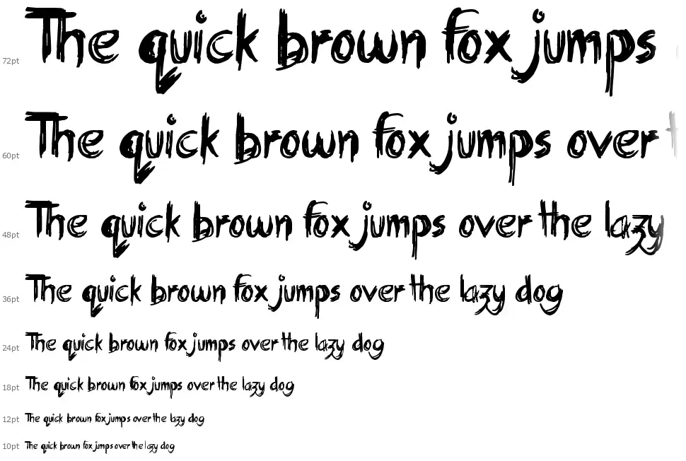 Holiday Bluesfont waterfall