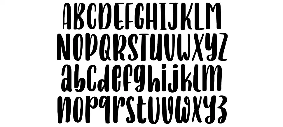 Holiday In Parisfont specimens