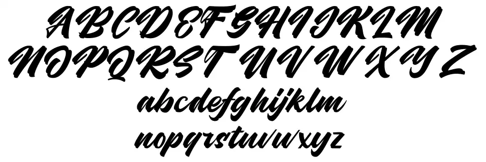Huboltfont specimens