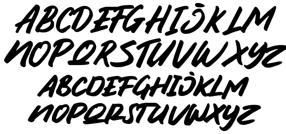 Hype Quarterfont specimens