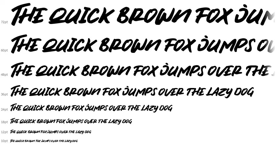 Hype Quarterfont waterfall
