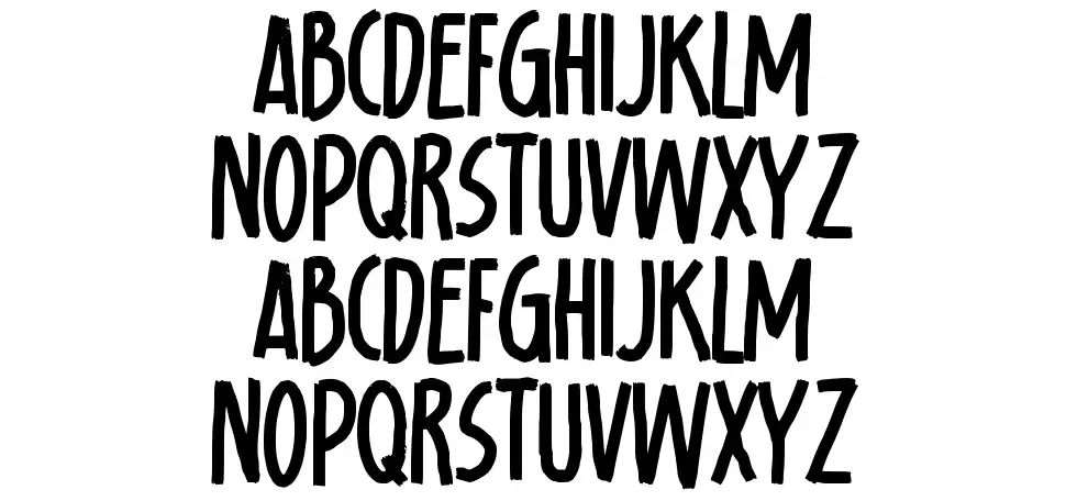 Hysterianfont specimens