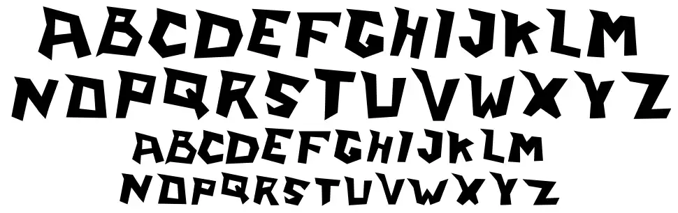 I Learn From Wallfont specimens