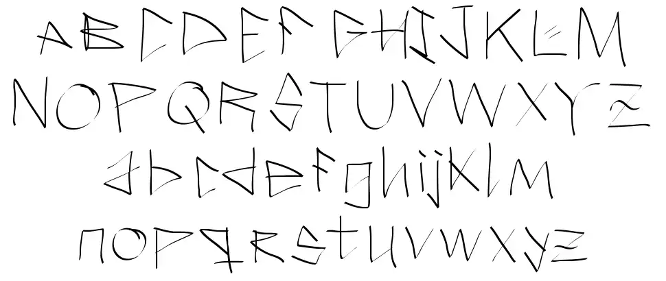 I Lost It In The Streetfont specimens