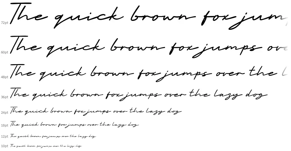 Indosignfont waterfall