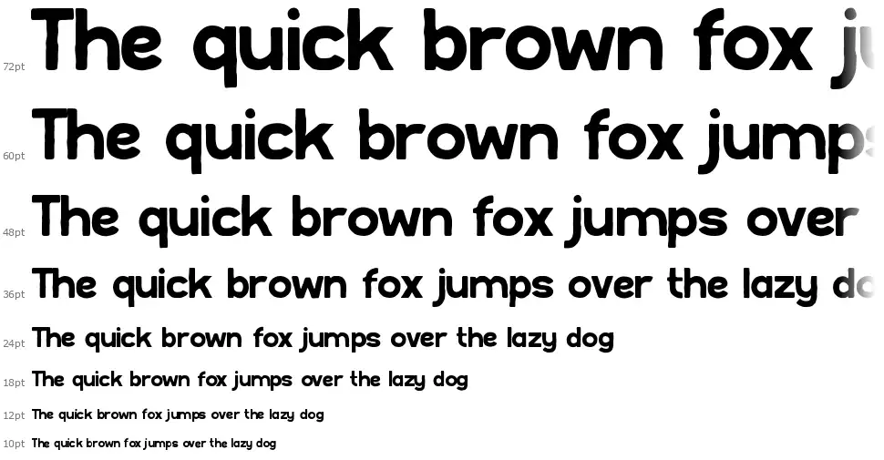 Inkbleedfont waterfall