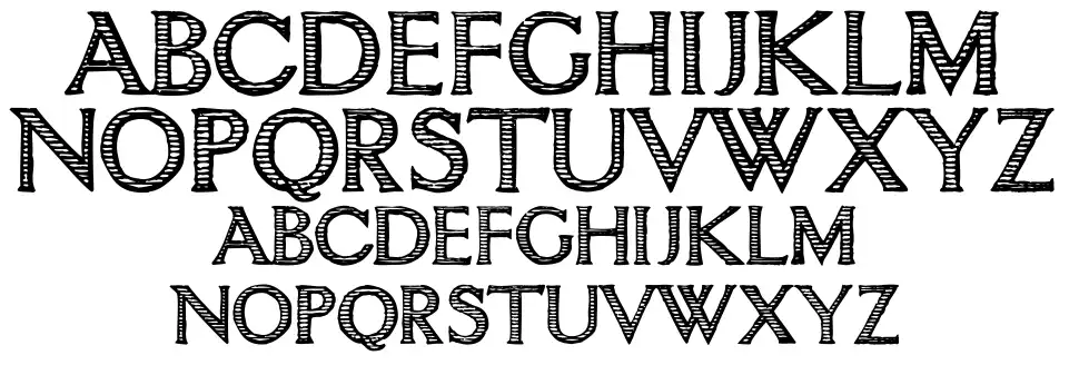 Intimacyfont specimens