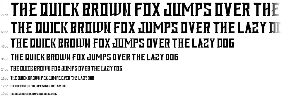 Iron Masterfont waterfall