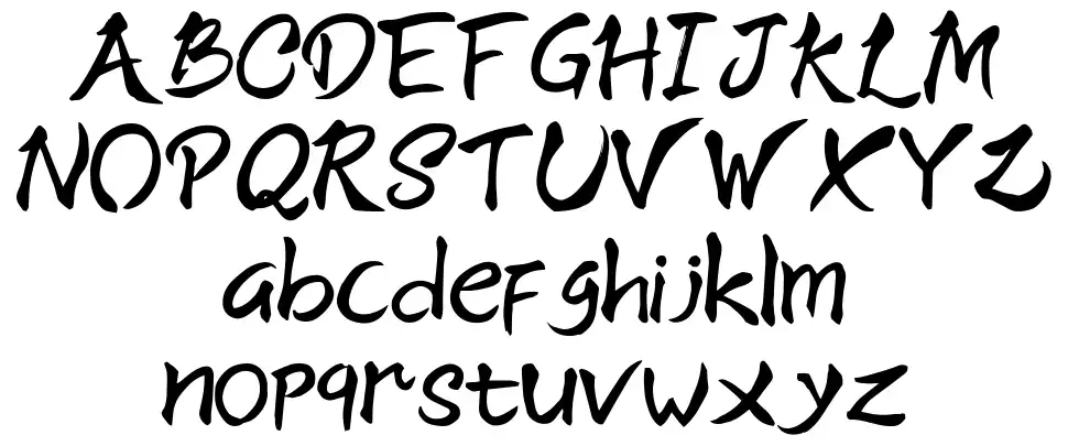 Japan Wavefont specimens