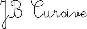JB Cursive