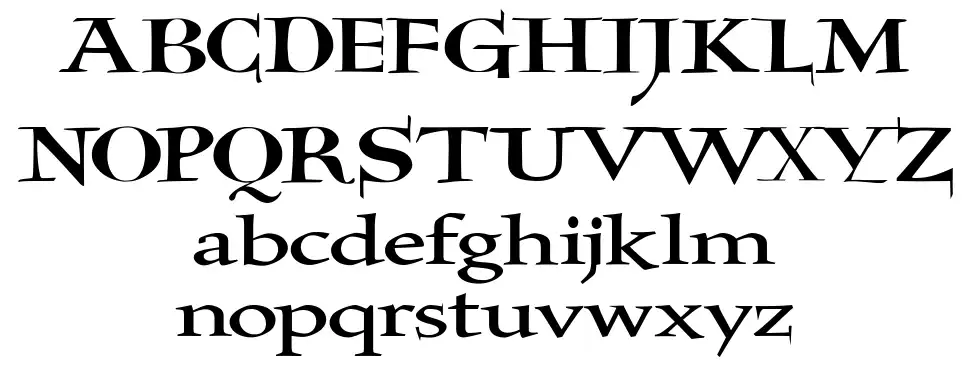 JMH Holy Biblefont specimens