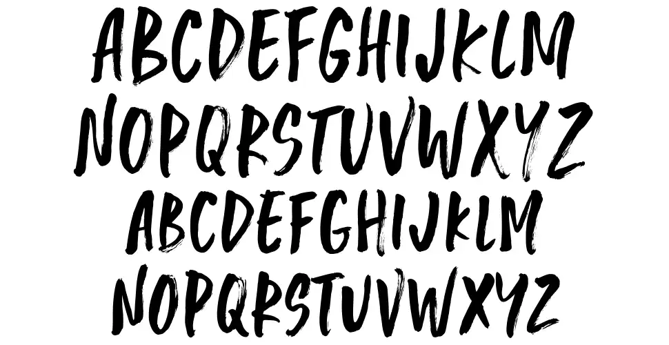 Jungle Jamfont specimens