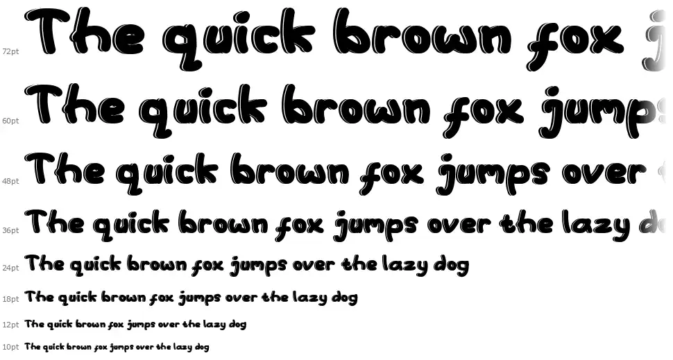 Just Kidsfont waterfall