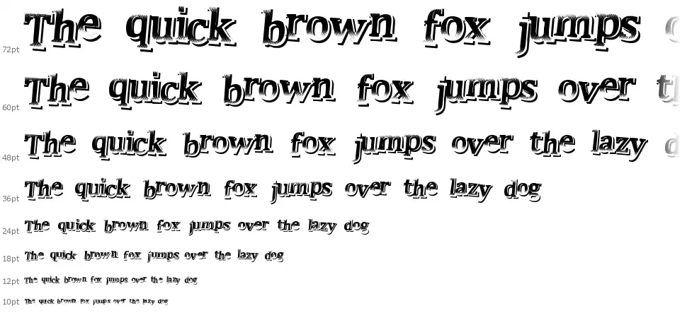 Just Quickfont waterfall