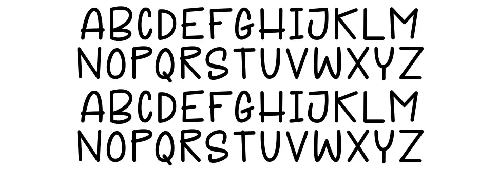 Justfunfont specimens