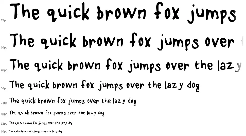 Karz 001font waterfall