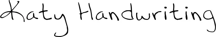 Katy Handwriting