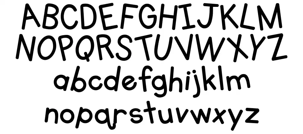 KG Primary Whimsyfont specimens