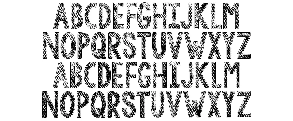 KG Tangled Up In You font specimens