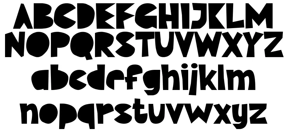 Kids Cutfont specimens