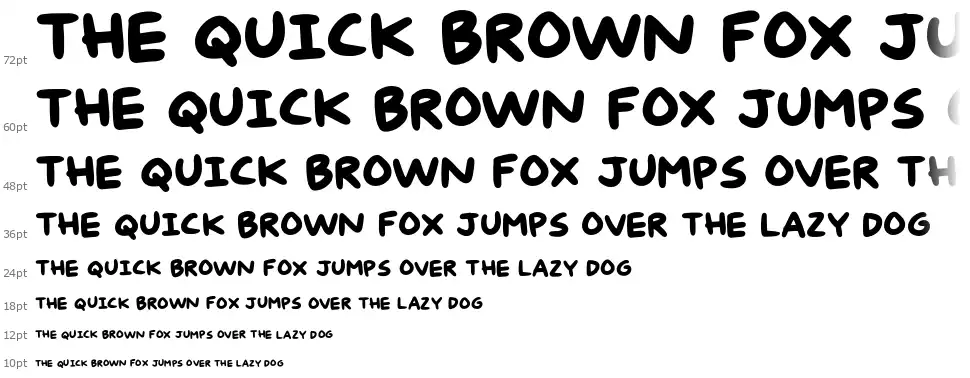 Kids Rulefont waterfall