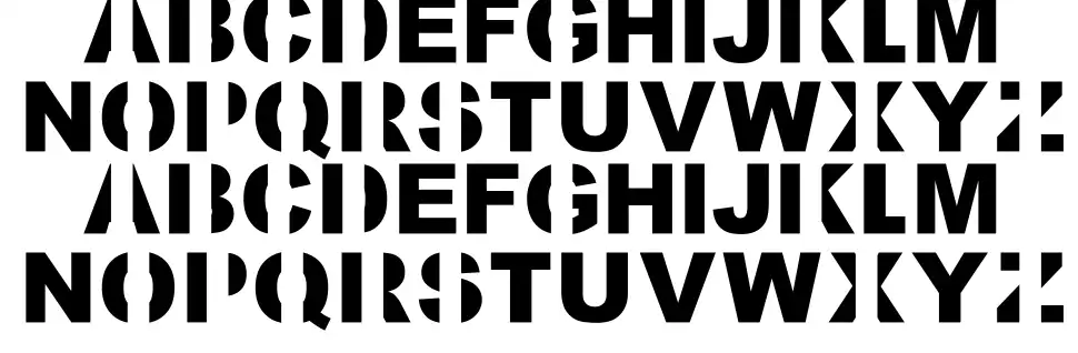 Kill All Fontsfont specimens