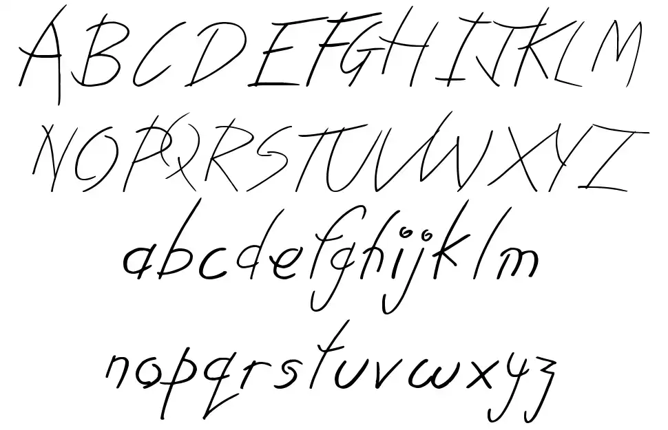 Kindergartenfont specimens