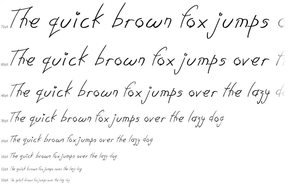 Kindergartenfont waterfall