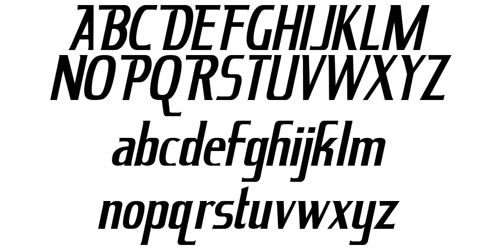 KingRichard-Italicfont specimens