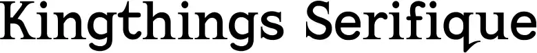 Kingthings Serifique