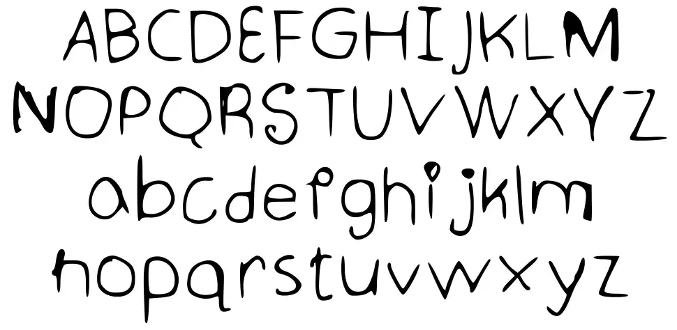 Kloverfont specimens
