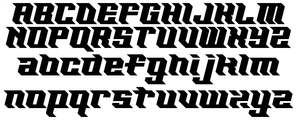 KZ Excelfont specimens