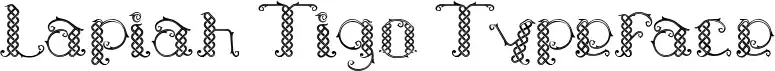 Lapiah Tigo Typeface