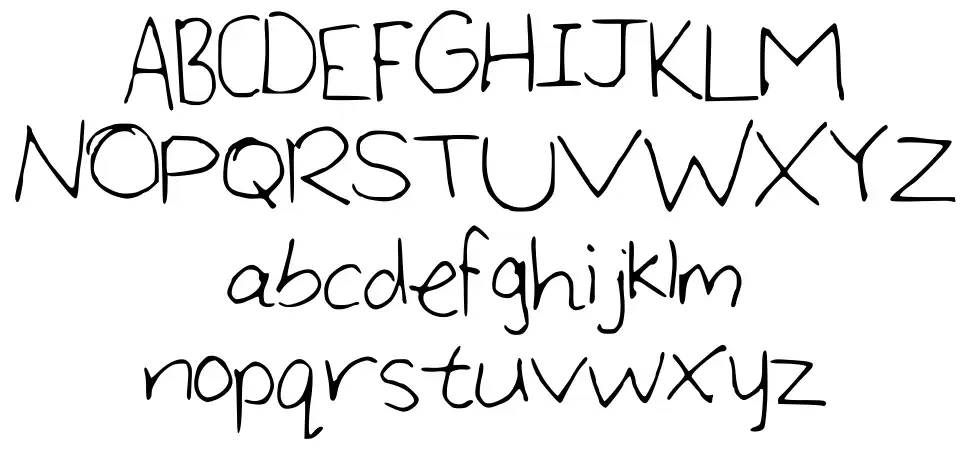 Large Handwritingfont specimens