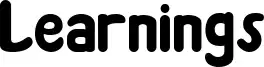 Learnings