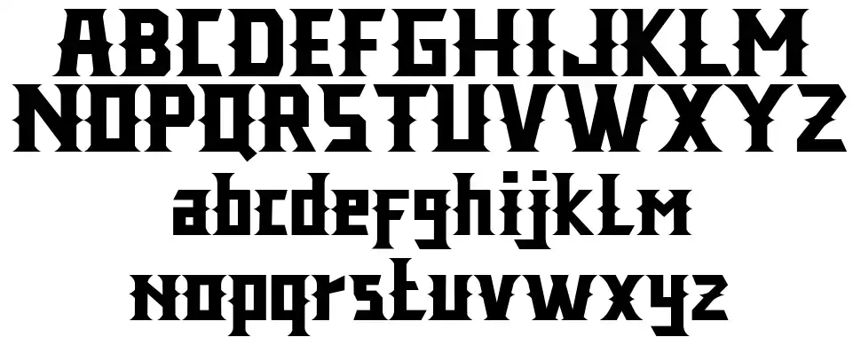 Legendfont specimens