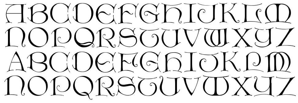 Light Uncialefont specimens