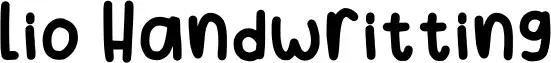 Lio Handwritting