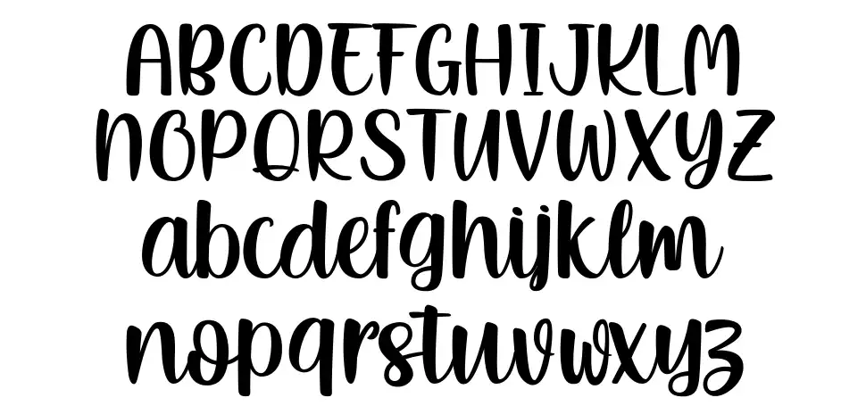 Lusy Jazzfont specimens