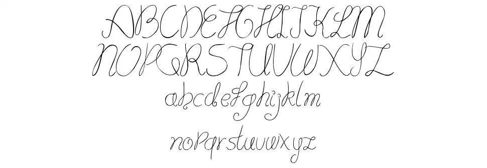 Lydeke Handwrithingfont specimens