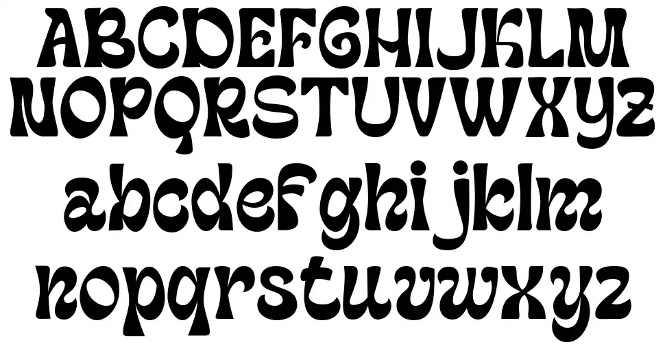 Machinklyfont specimens