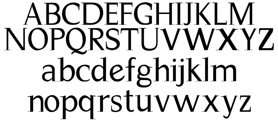 Magnificentfont specimens