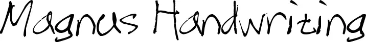 Magnus Handwriting