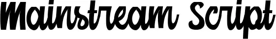 Mainstream Script
