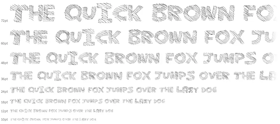 Major Sketchyfont waterfall